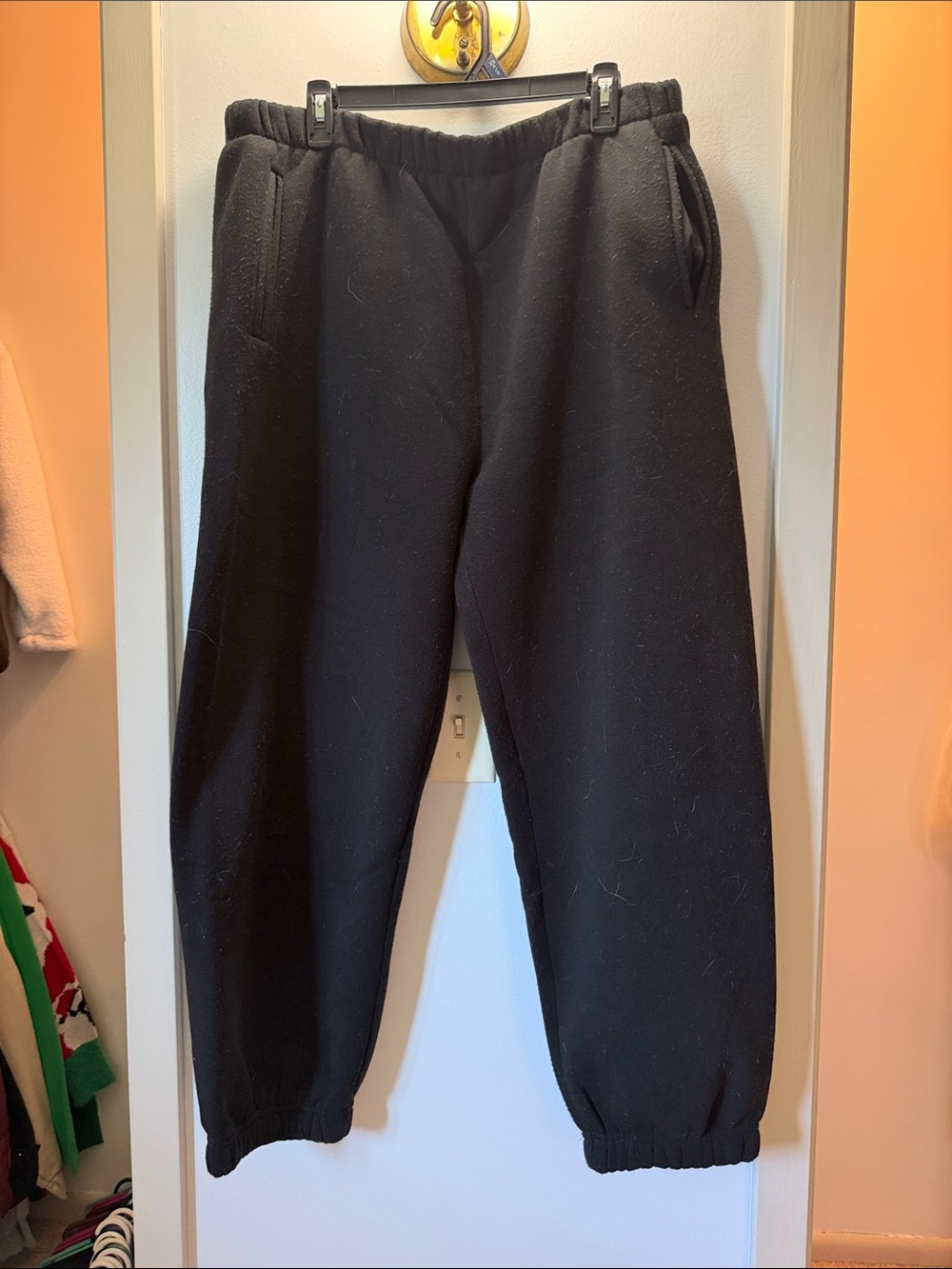 No Boundaries Black Sweat Joggers with Elastic Waist